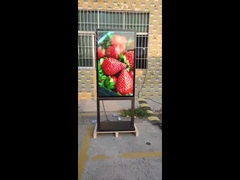 Cây thông tin kỹ thuật số LCD ngoài trời 55 inch, siêu mỏng 98 mm, hệ thống làm mát tự nhiên