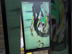 55'' IP66 kết dính quang chống nước 2500 nits ngoài trời quảng cáo lcd màn hình hiển thị kỹ thuật số kiosk với ll