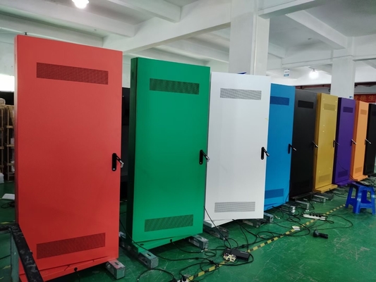 55inch IP65 Waterproof Outdoor Advertising Monitor LCD Totem Kiosk With Free CMS