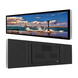 Easy Connection Stretched Bar Lcd Display For Supermarket 1920x540 Max Resolution