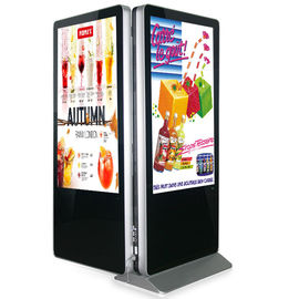 43" - 55" Indoor Lcd Kiosk Displays Double Face Type With Wifi Connecting Function