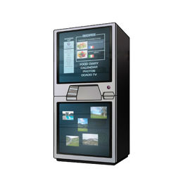 44 Inch Transparent Lcd Refrigerator , Vending Machine With Lcd Screen