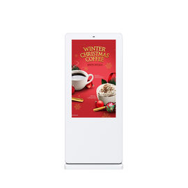 2000 Nits Outdoor Video Kiosk , Ultra Thin Outdoor Digital Totem With Touch Function