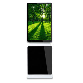 50" Indoor Free Standing Digital Signage 8 Core 360° Rotatable For Store