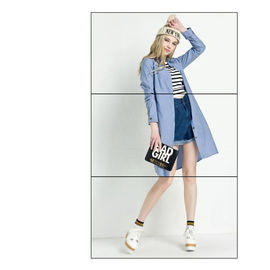 1*3 Splicing Type 55 Inch Lcd Screen Custom Housing For Fashion Shop