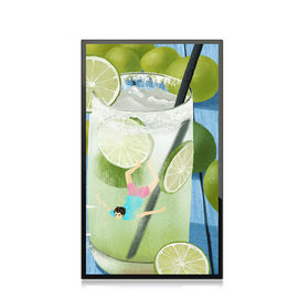 Ultra Thin Wall Mounted Digital Signage 32" AC100-240V For HD Advertising Playing