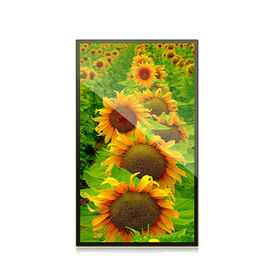 Ultra Thin Wall Mounted Digital Signage 32" AC100-240V For HD Advertising Playing