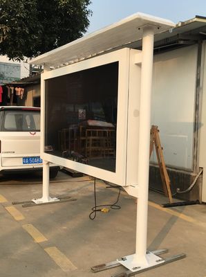 65 inch landscape type gas and petrol station waterproof 2500 nits screen advertising lcd outdoor kiosk