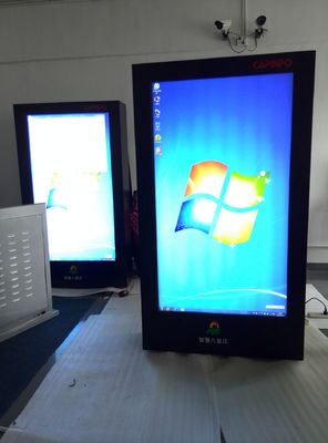 PCAP Interactive 75 Inches Outdoor Digital Signage 2500nits With AC System