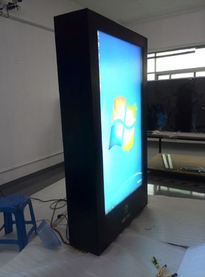 PCAP Interactive 75 Inches Outdoor Digital Signage 2500nits With AC System